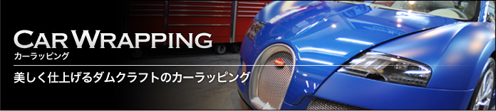Car Wrapping カーラッピング　美しく仕上げるダムクラフトのカーラッピング